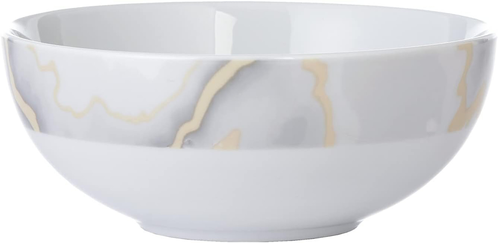 Electric Marble 16-Piece Dinnerware Set for 4 – Elegant Porcelain Plates