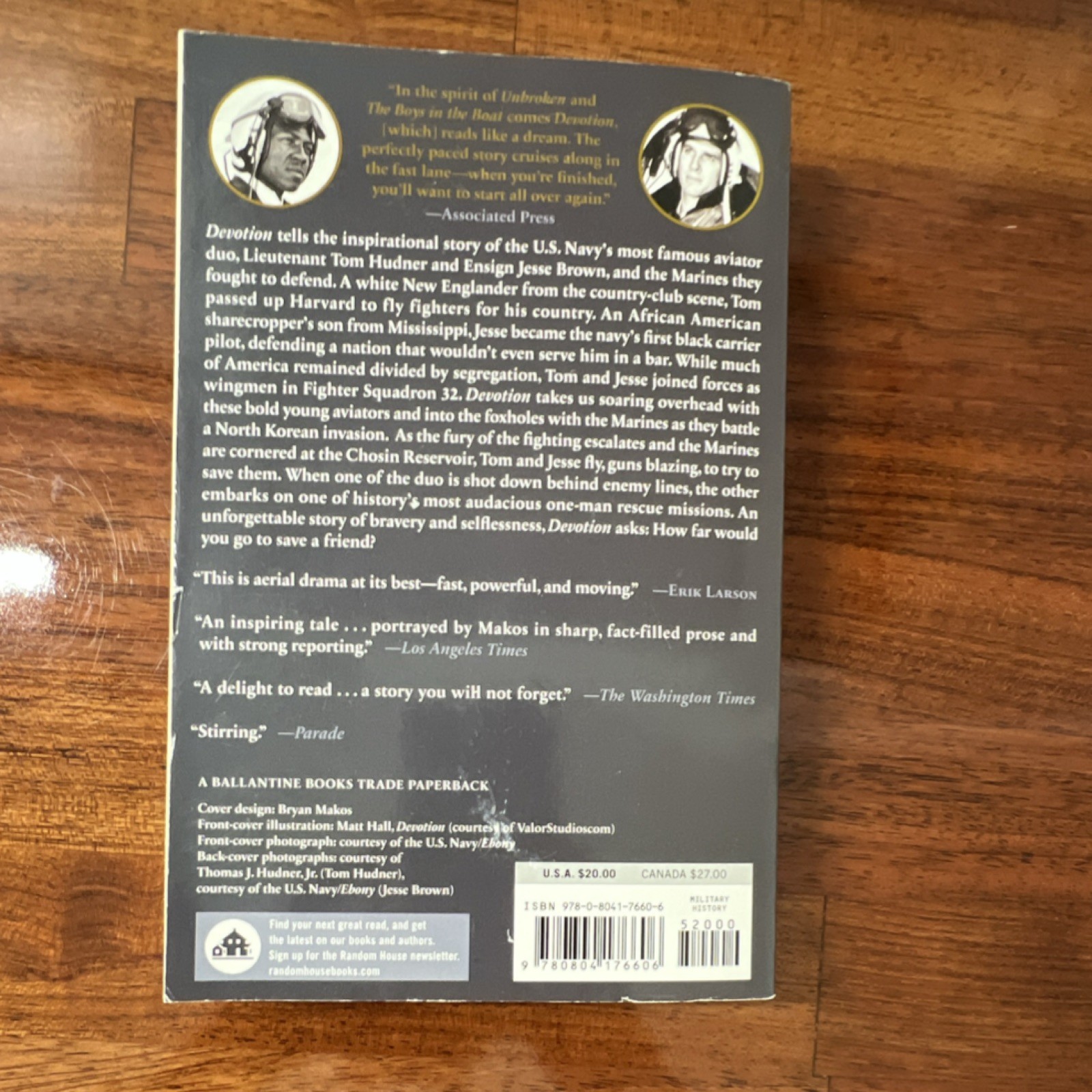 Adam Makos Devotion Epic Heroism Friendship Sacrifice Paperback Illustrated Bal…