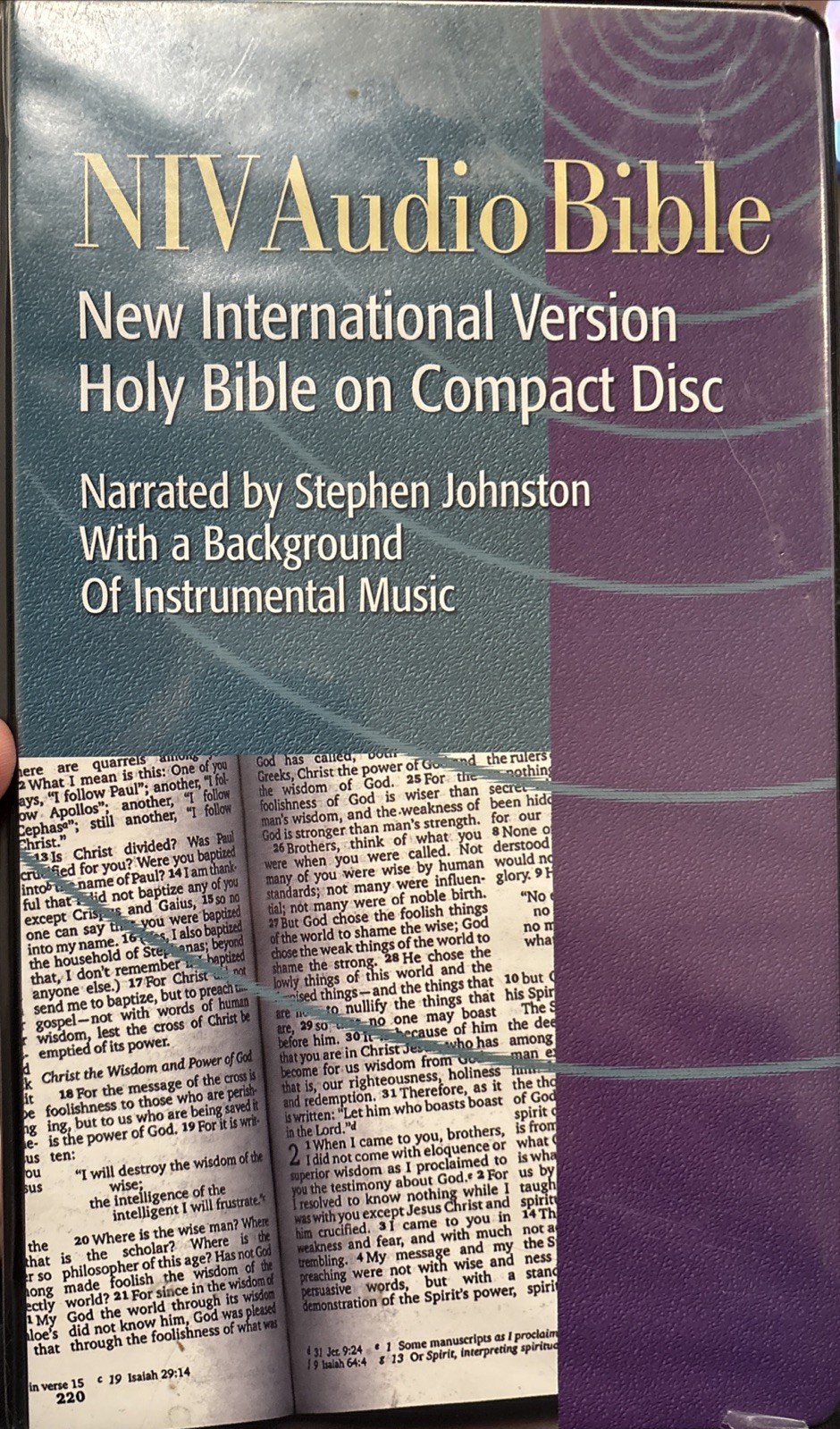 NIV Audio Bible New International Version Holy Bible on Compact Disc 59 Disc Set
