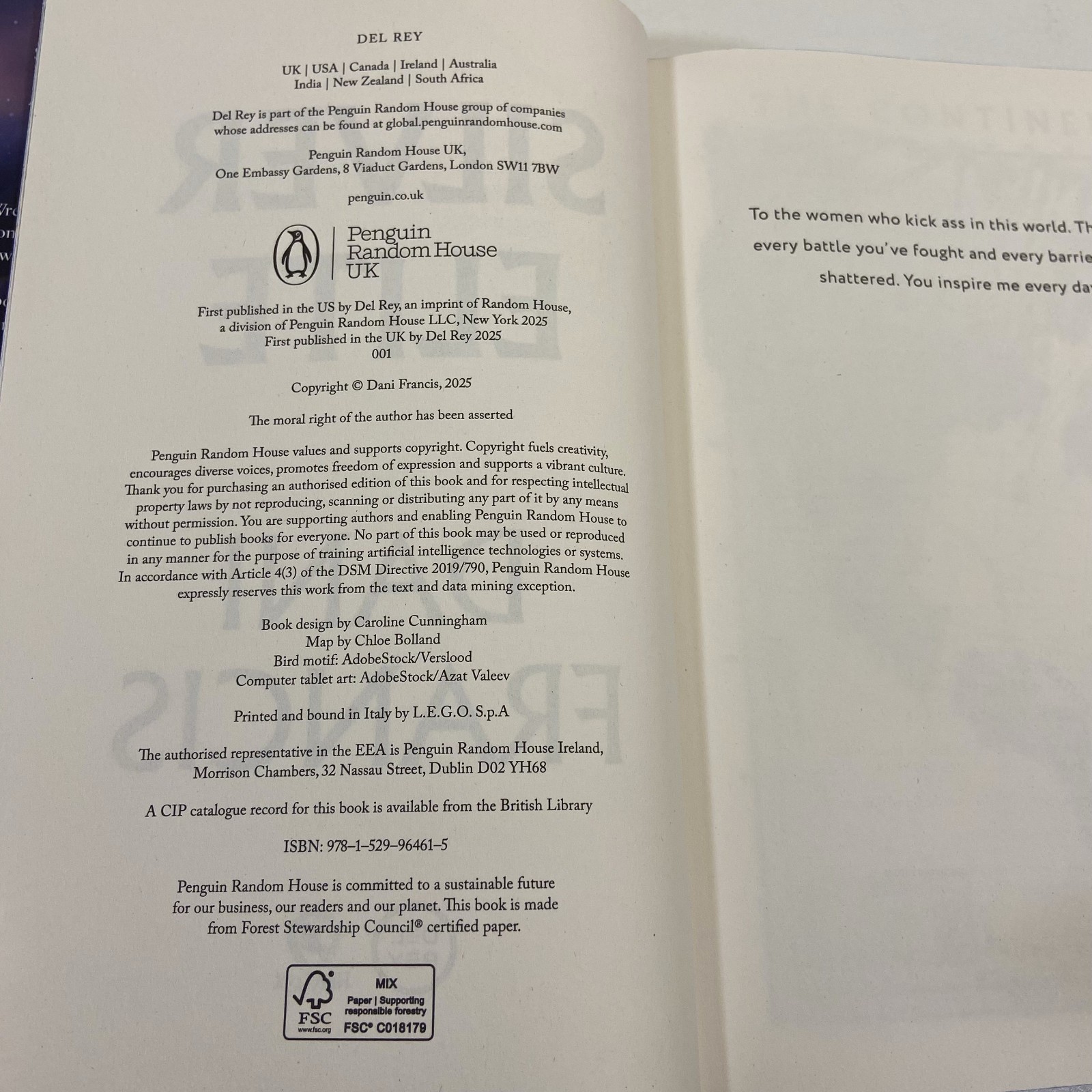 Silver Elite FairyLoot Exclusive Edition Signed by Dani Francis 2025 HCDJ Novel