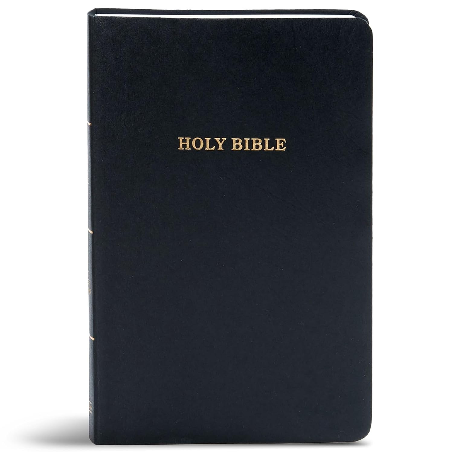 KJV Bible Black Imitation Leather, KJV Holy Bible, Red Letter Easy-To-Read Bible