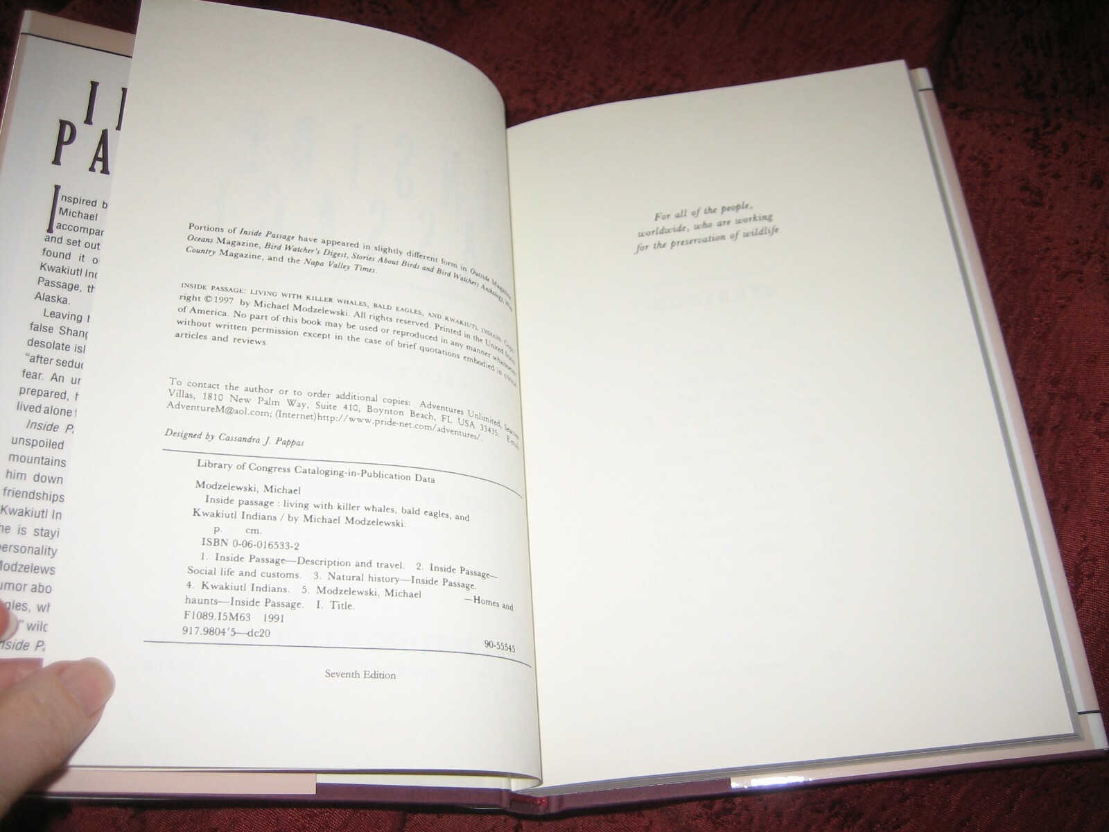 INSIDE PASSAGE MICHAEL MODZELEWSKI HD SIGNED