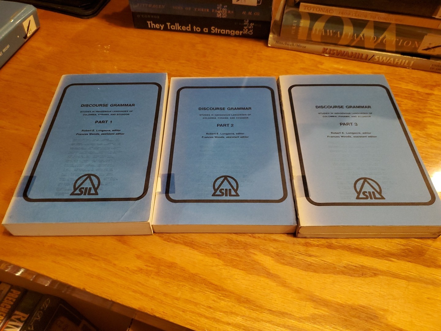 Discourse Grammar: Studies in Indigenous Languages 3 Volume Set 1976 PB