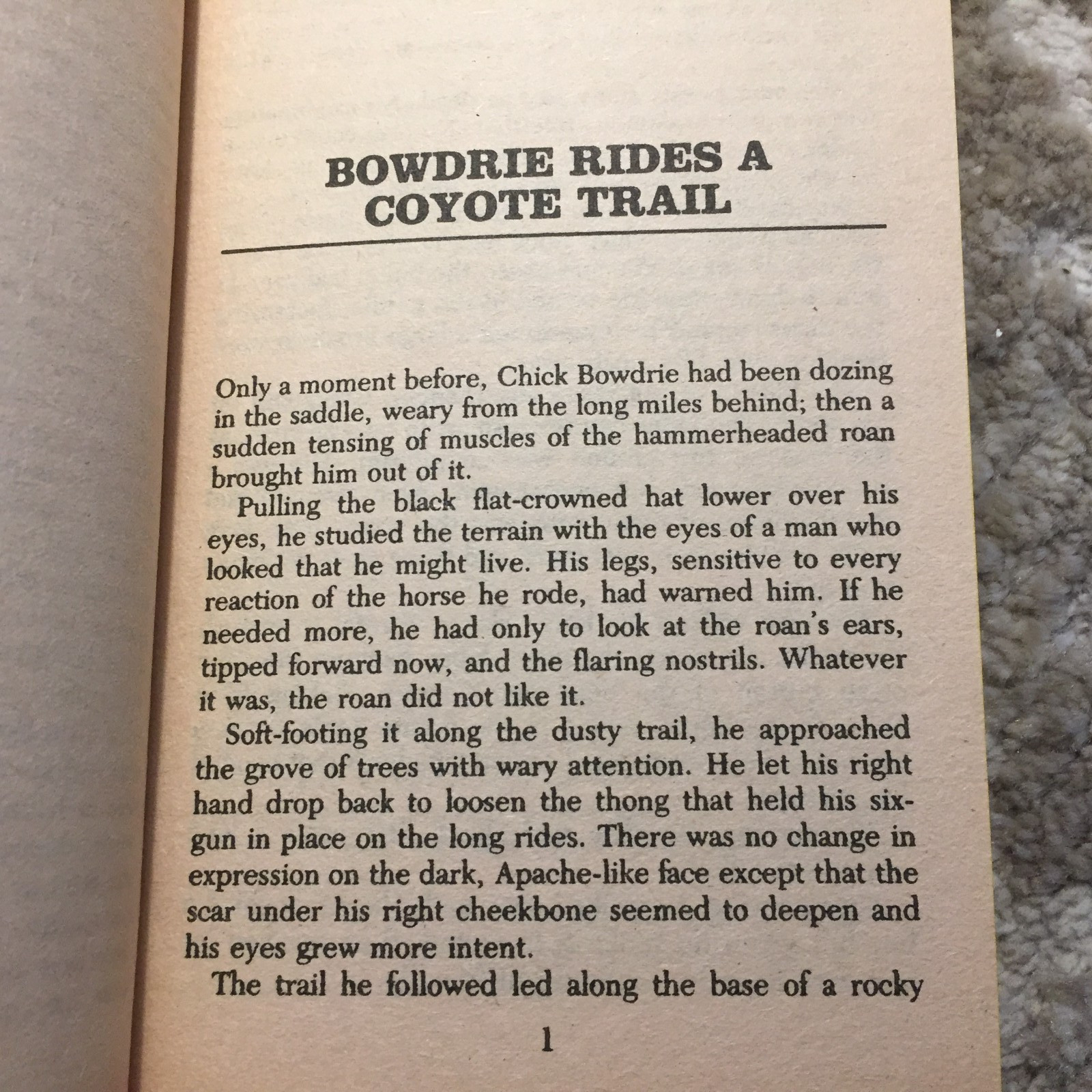 Bowdrie Run Louis L’Amour 1983 Bantam Texas Rangers Frontier Justice Paperback