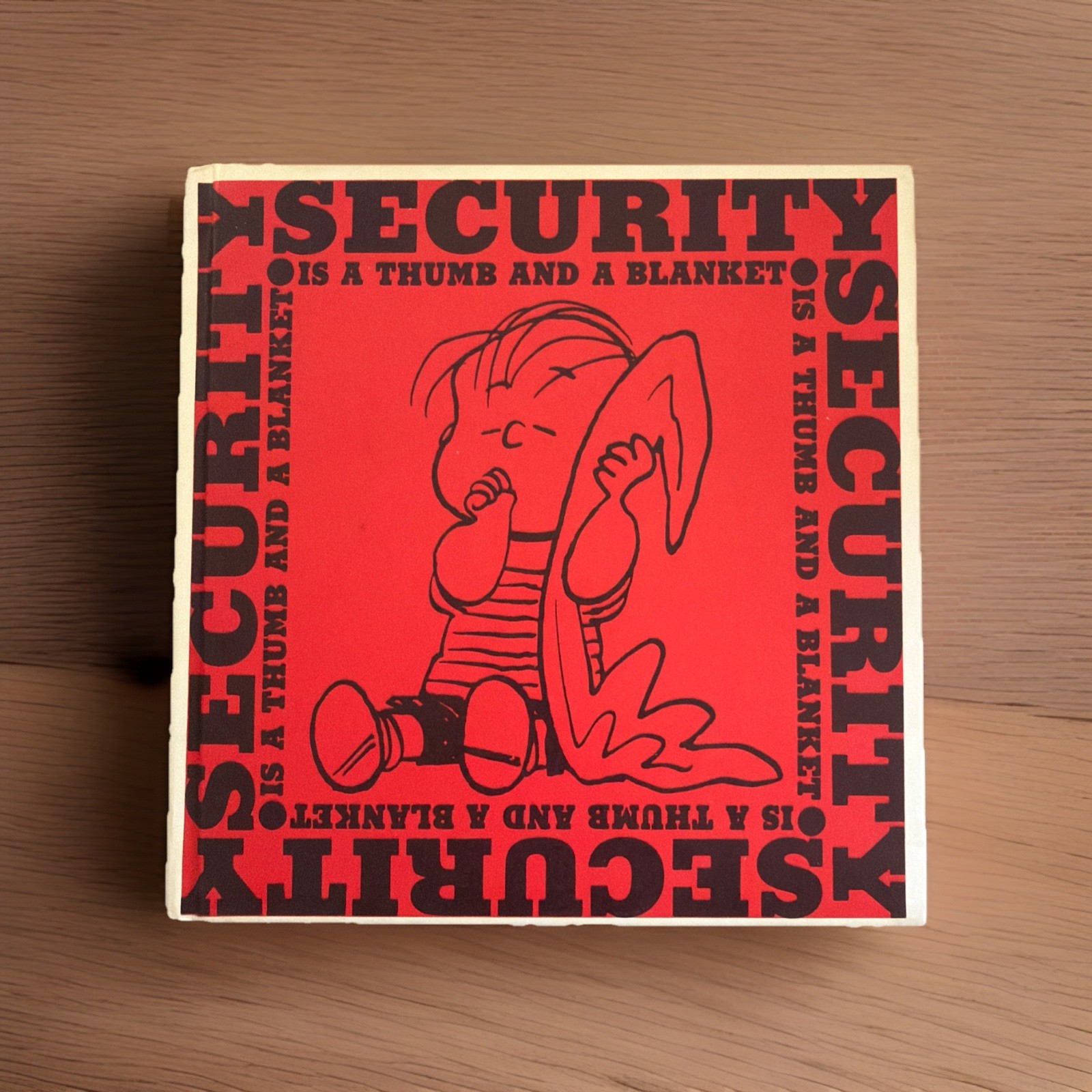 RARE Security is a Thumb and a Blanket Book1963 Hardcover DJ Peanuts Schultz