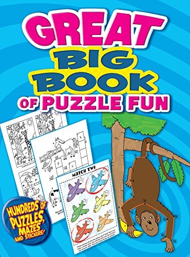 GREAT BIG BOOK OF PUZZLE FUN (DOVER CHILDREN’S ACTIVITY **BRAND NEW**