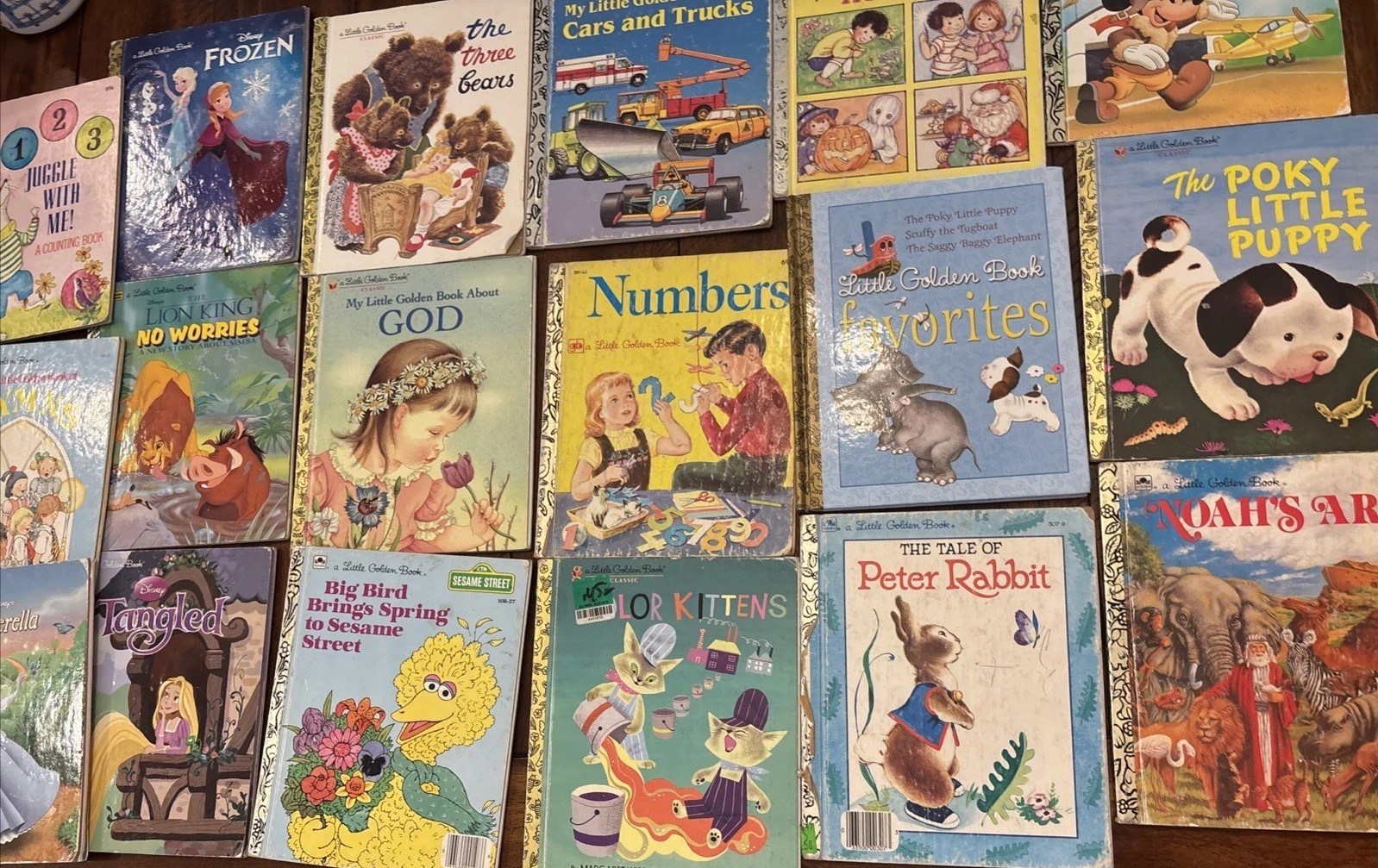 Vintage A First Little Golden Books Lot