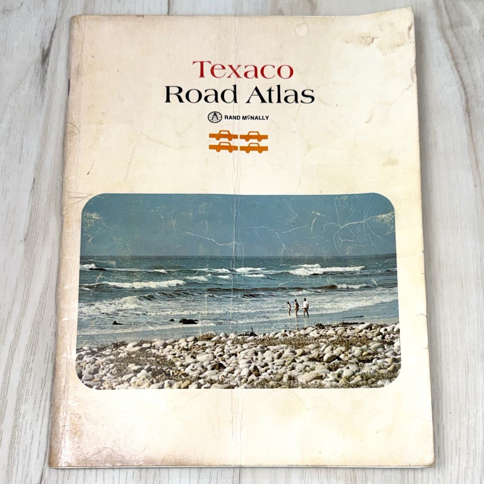 Texas ROAD ATLAS & Travel Guide Rand McNally United States Canada Mexico PB 1973