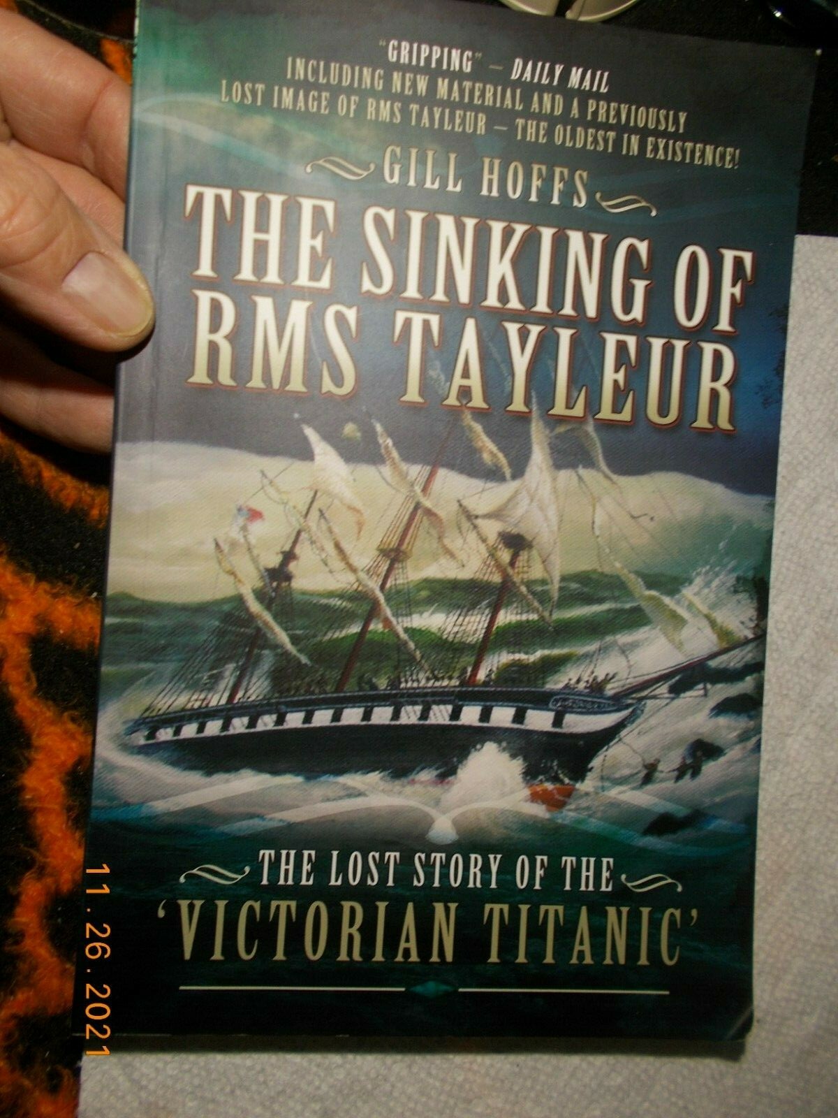 The Sinking of the Tayleur, Gill Hoffs, 2015, Softcover, 164 pages, Very Good