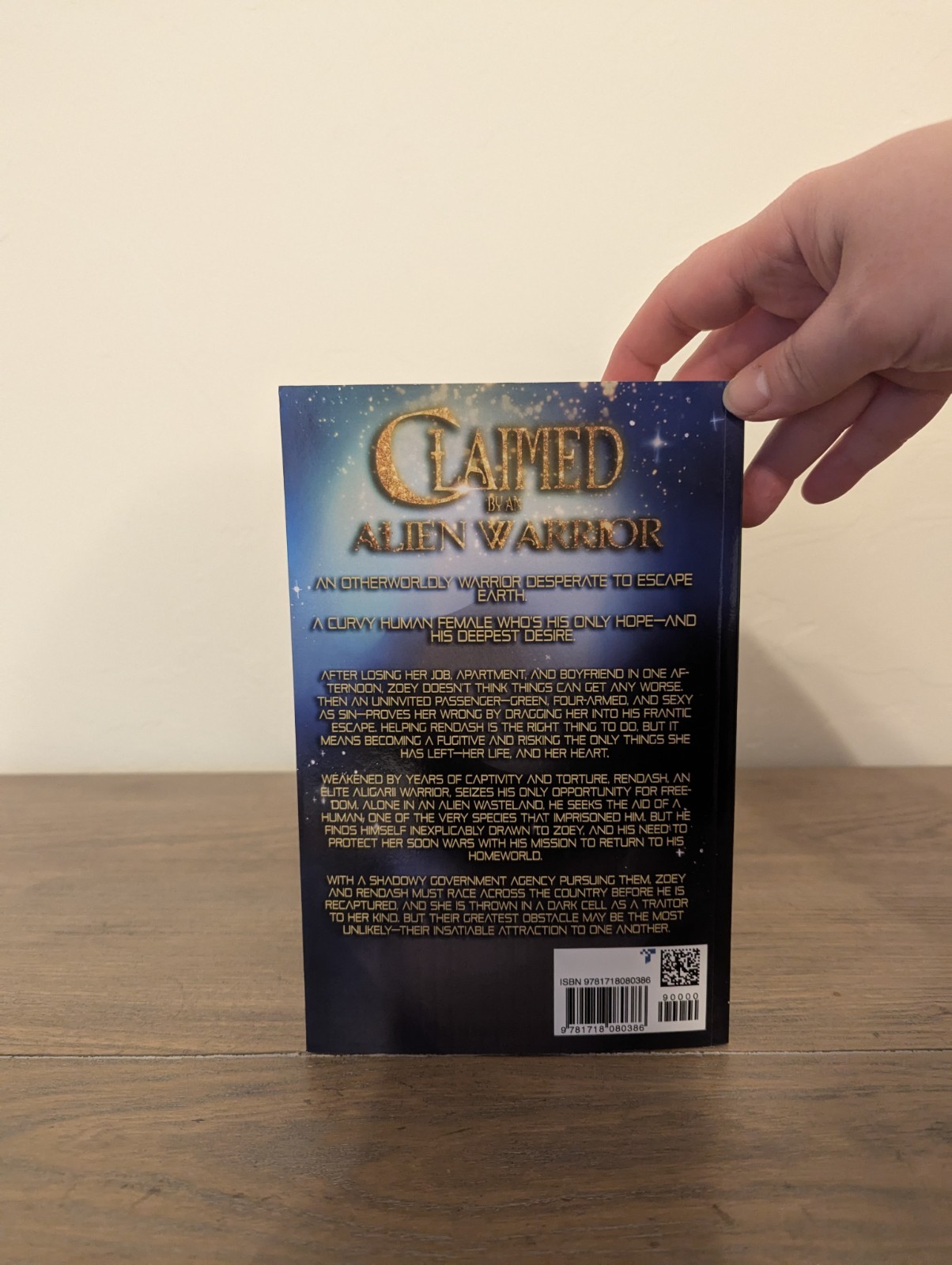 Renegade Romance Edition Claimed by an Alien Warrior by Tiffany Roberts Signed!