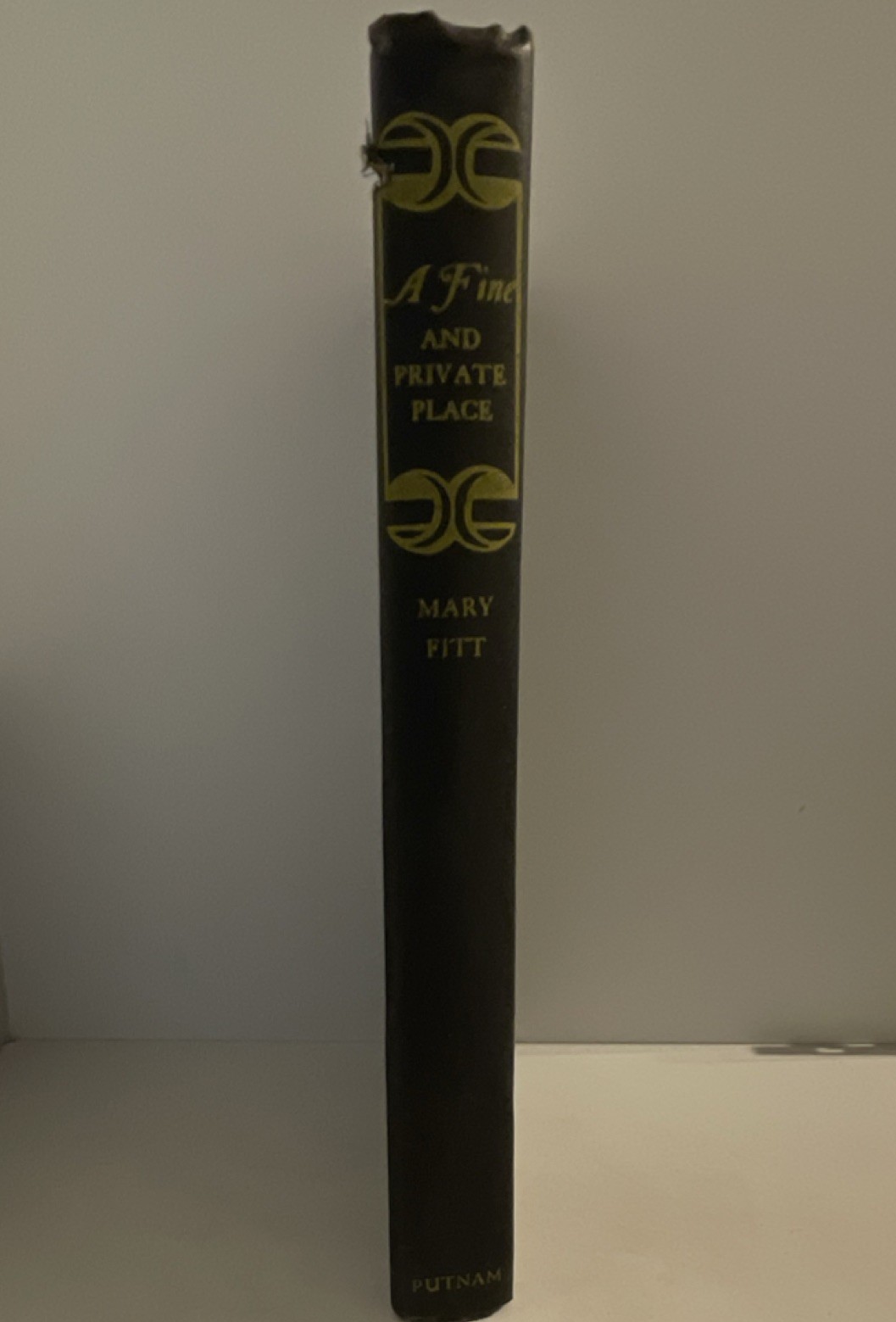 Mary Fitt A Fine and Private Place Hardcover G.P. Putnam’s Sons Fiction 1947
