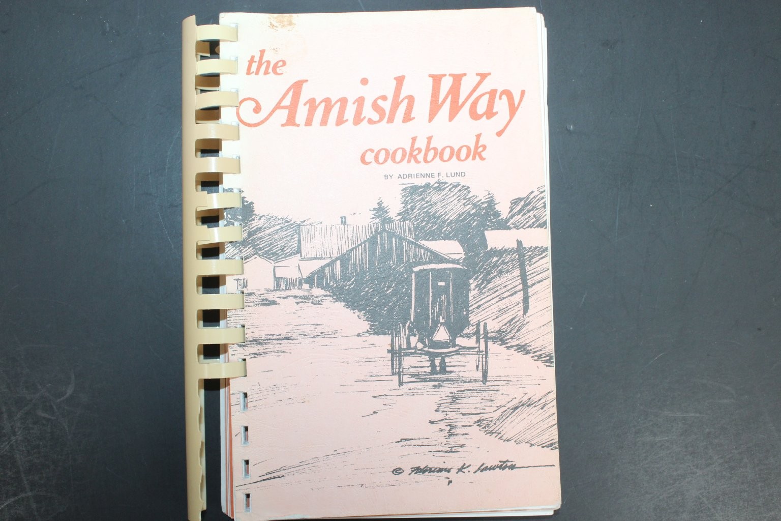 The Amish Way Cookbook Adrienne Lund 1981 Spiral Bound Recipe Jupiter Press