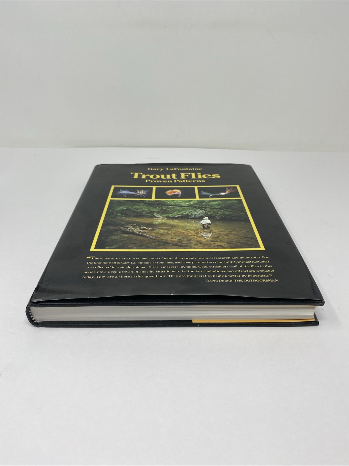 Trout Flies : Proven Patterns by Gary LaFontaine (1993, Hardcover) SIGNED