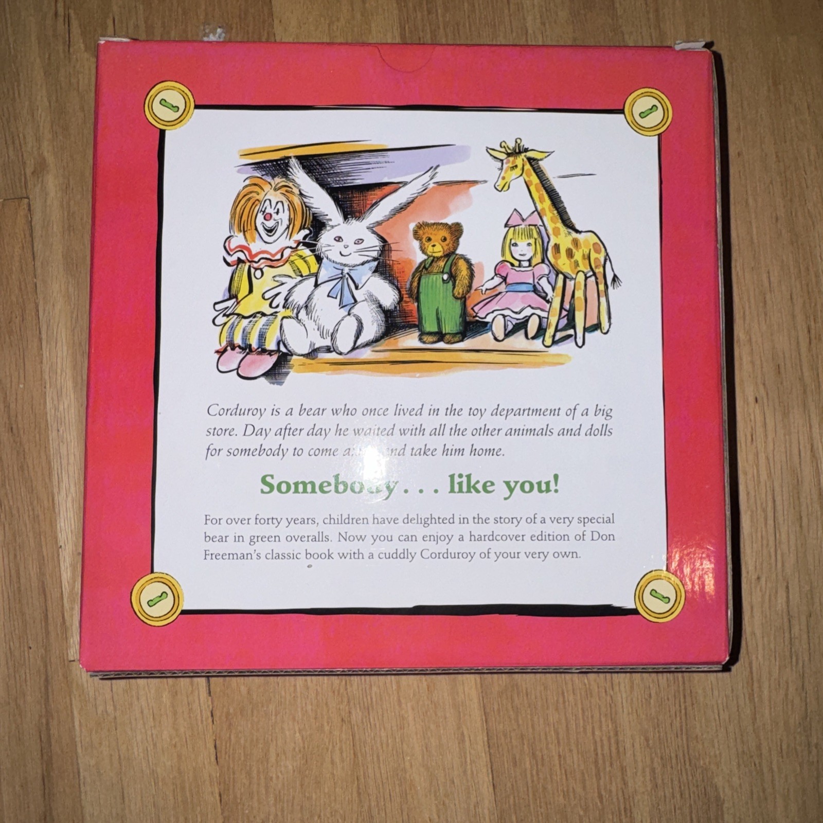 Corduroy Hardcover Book with Plush Bear Set NIB by Don Freeman VIKING 2008