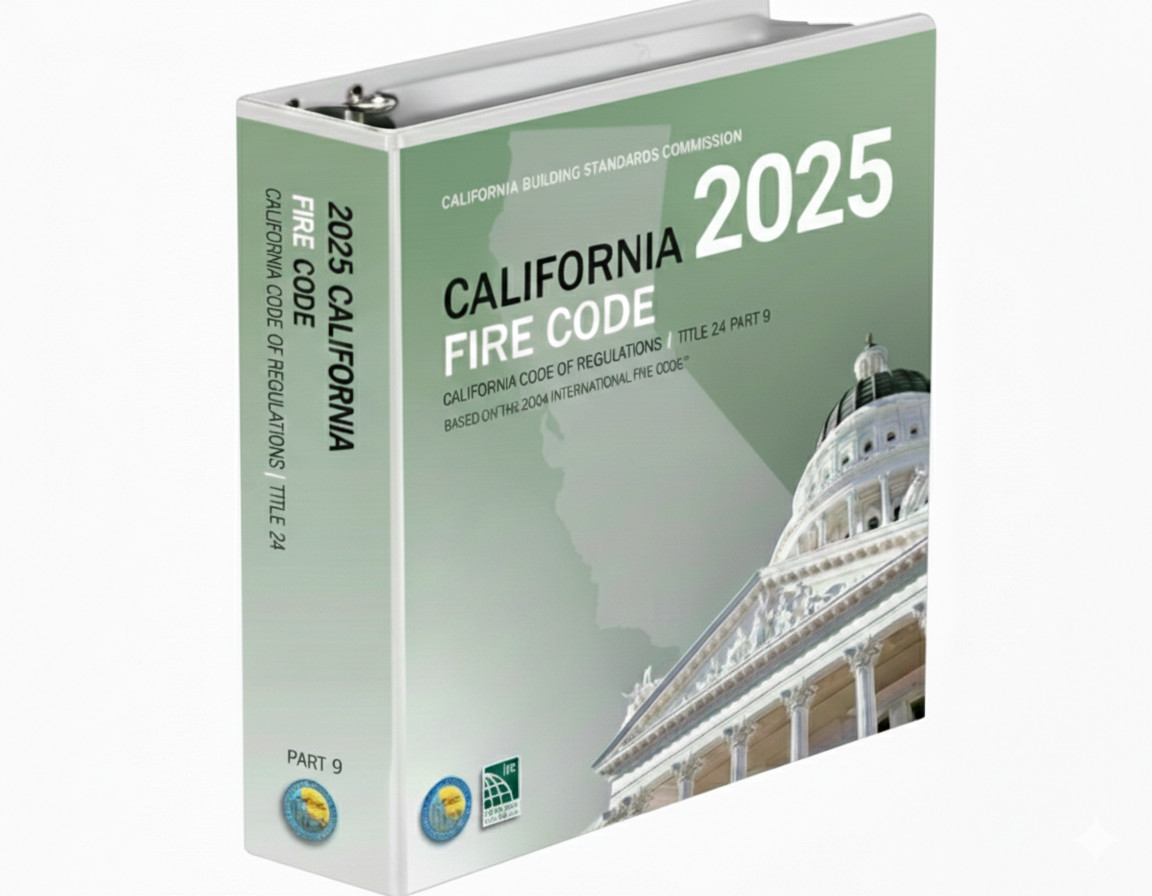 2025 California Fire Code, Title 24, ISBN 9781967590100
