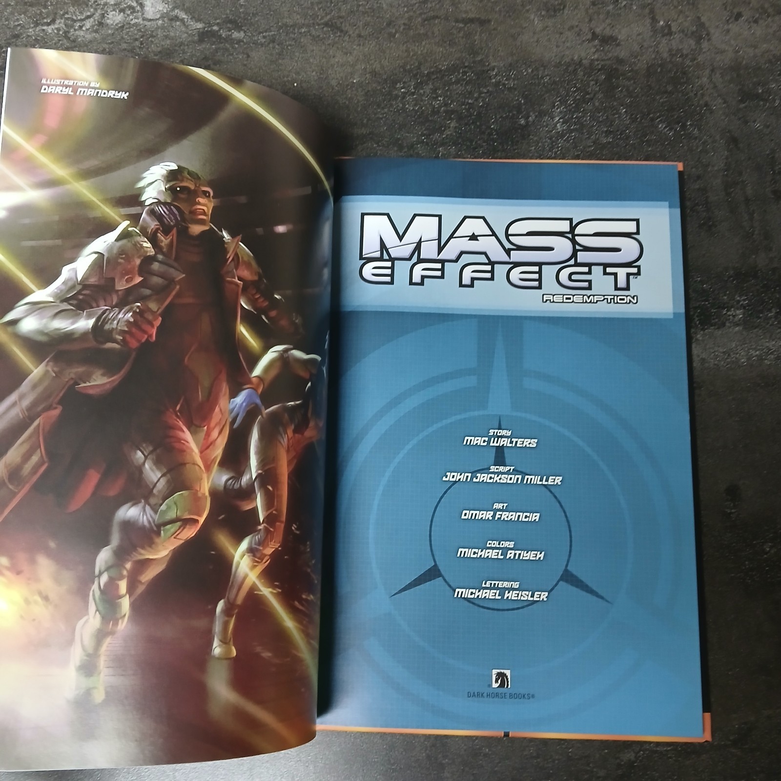 Mass Effect: Redemption_Max Walters_HC_Dark Horse_2010_1st Ed/1st Print