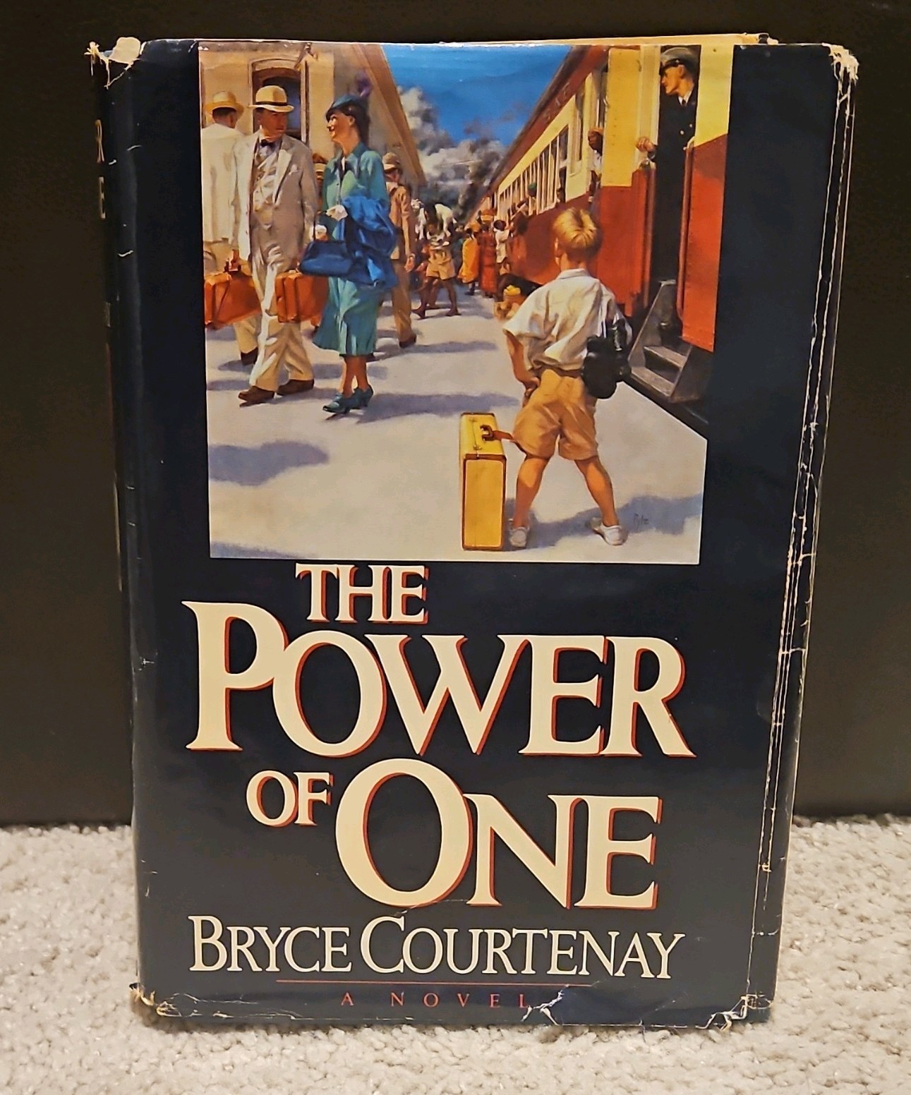 The Power of One by Bryce Courtenay (1989, Hardcover w/ Dust Jacket) BOMC Edtn.