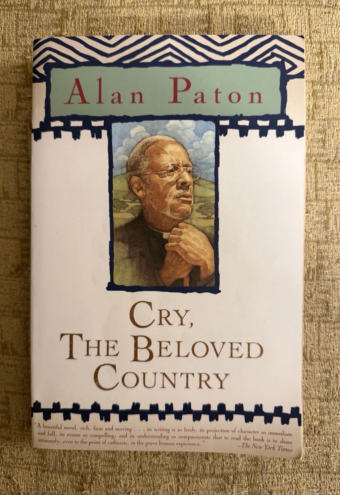 Cry, The Beloved Country By Alan Paton (Paperback 1987) Used Very Good Cond