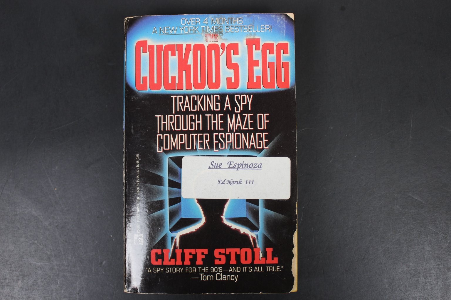 The Cuckoo’s Egg Cliff Stoll 1990 1st Pocket Books Printing Computer Espionage