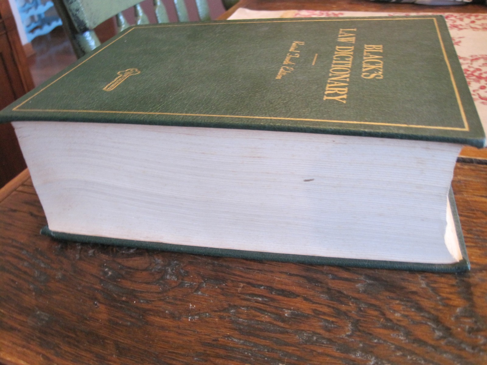 Black’s Law Dictionary Henry Campbell Black 1968 HC Book Revised Fourth Edition