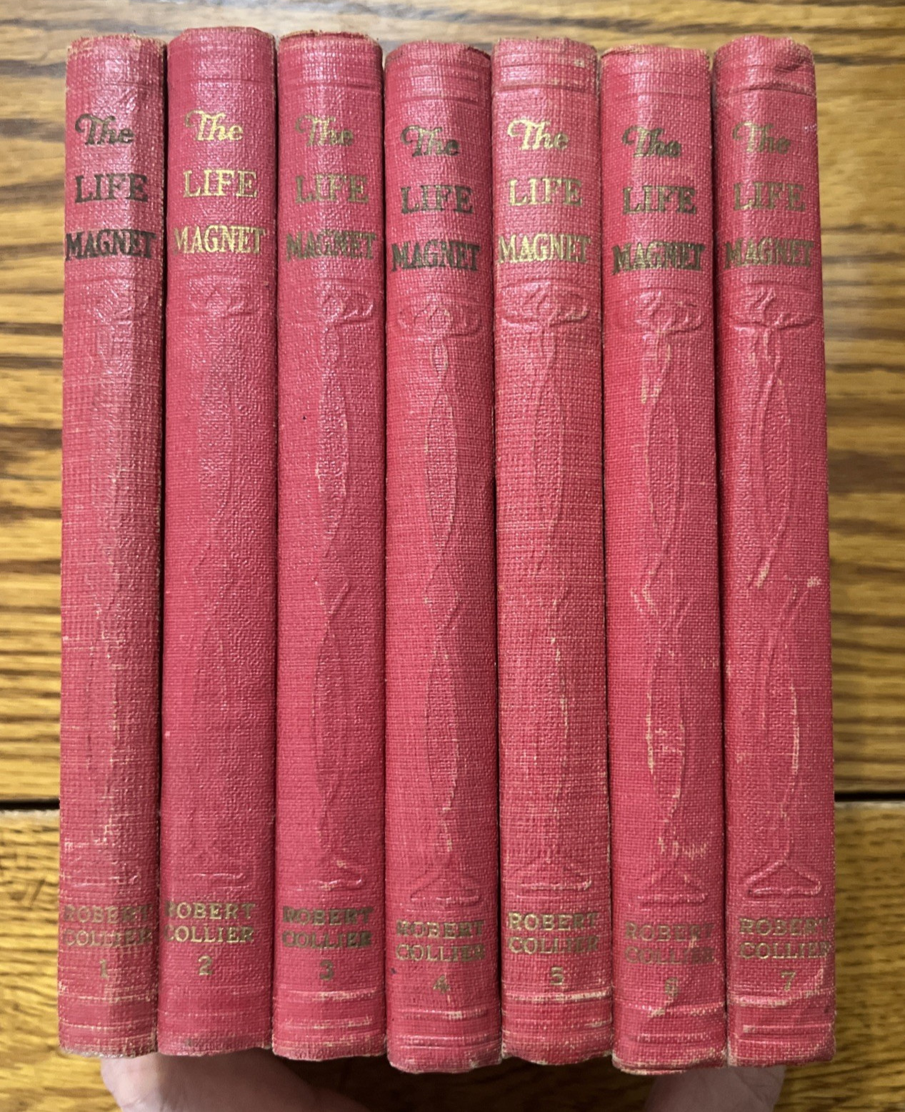 The Life Magnet by Robert Collier COMPLETE 7 Vol. Set 1928 *NICE!