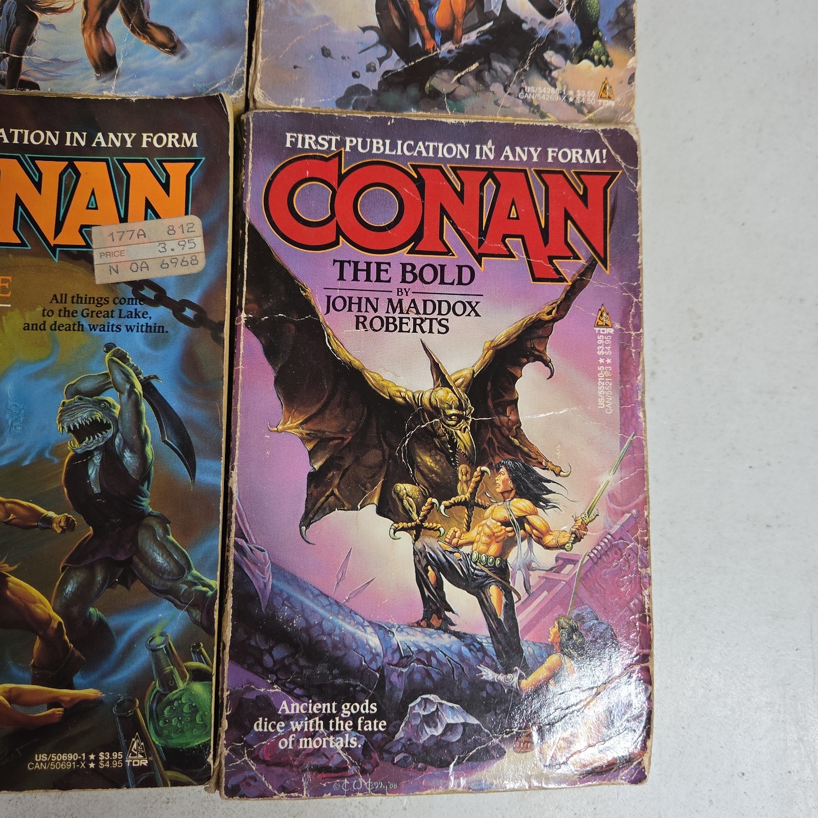 CONAN THE BARBARIAN 12x PAPERBACK Book LOT Fantasy TOR Robert Jordan