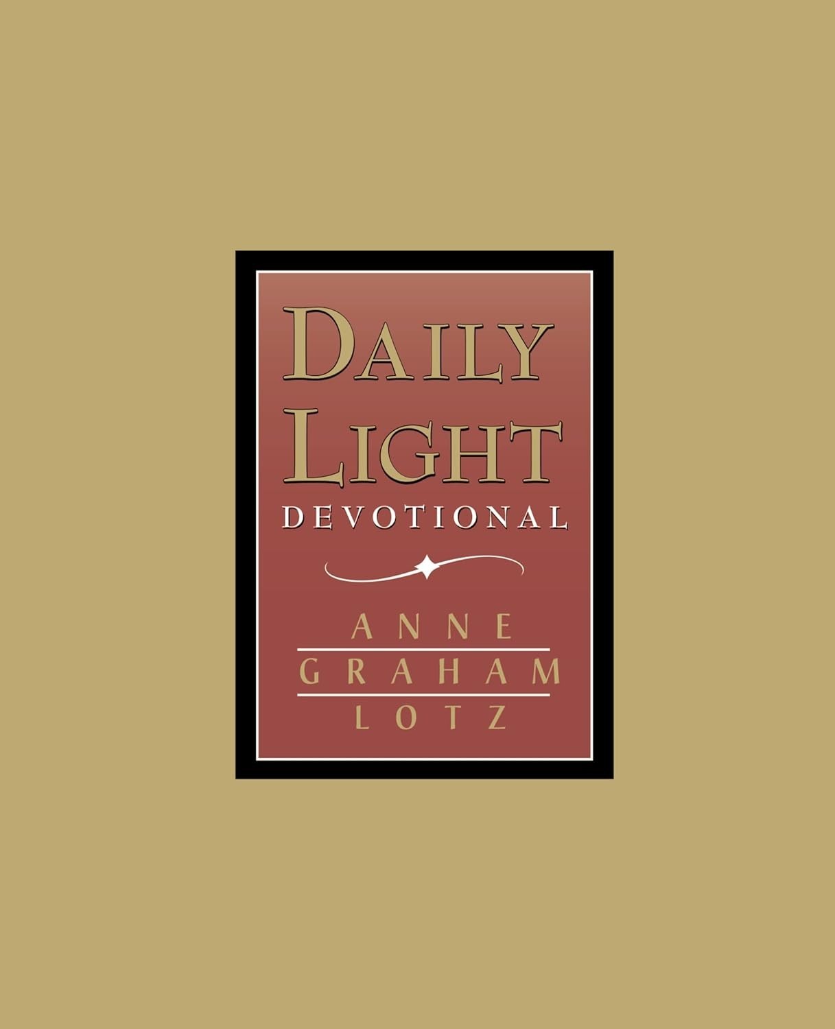 Daily Light Devotional by Anne Graham Lotz Burgundy