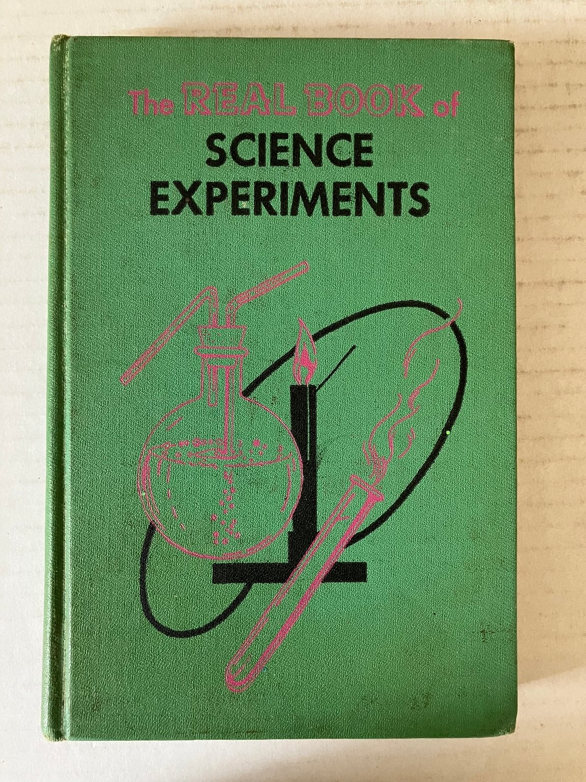 Real Book of Science Experiments Leeming 1954 Vintage Children’s Garden City HC
