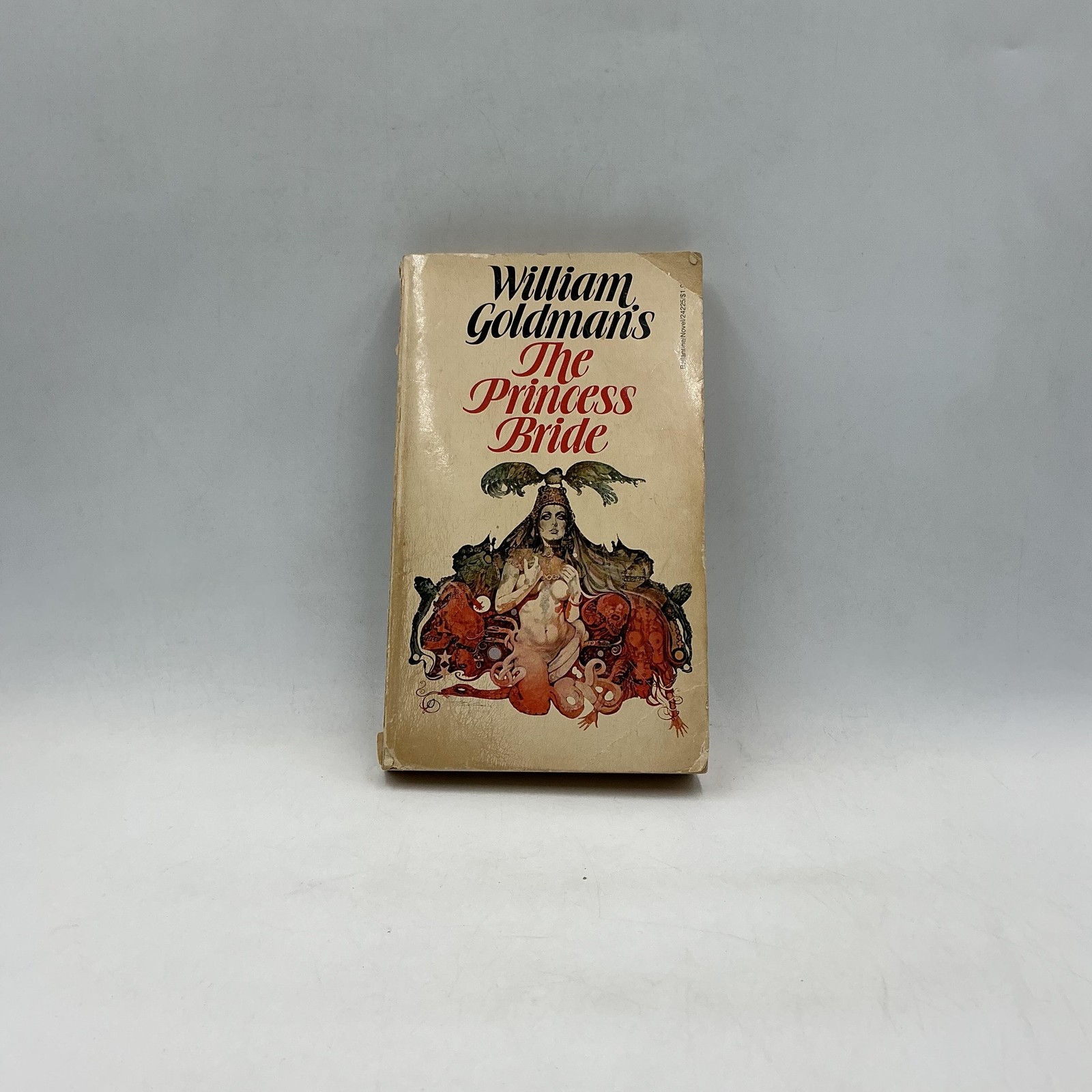 Vintage The Princess Bride William Goldman 1974 Beige Red PB Ballantine Books