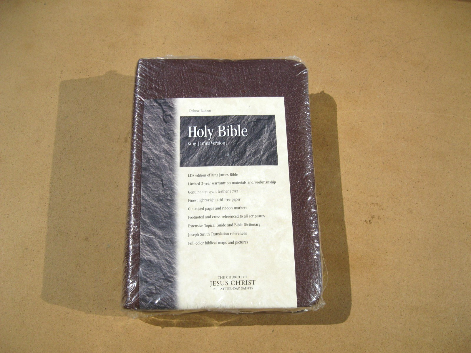 LDS Holy Bible 7.5″x5.5″ Brown Leather New Sealed KJV