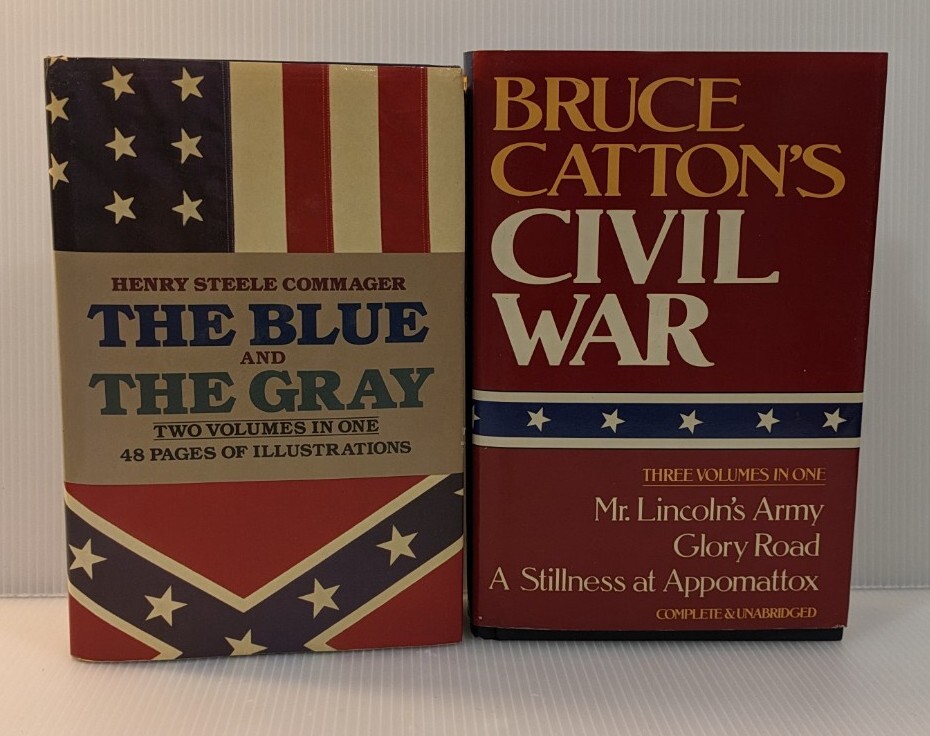 Lot 2 Fairfax Press Books – Bruce Catton’s Civil War & The Blue and the Gray HC