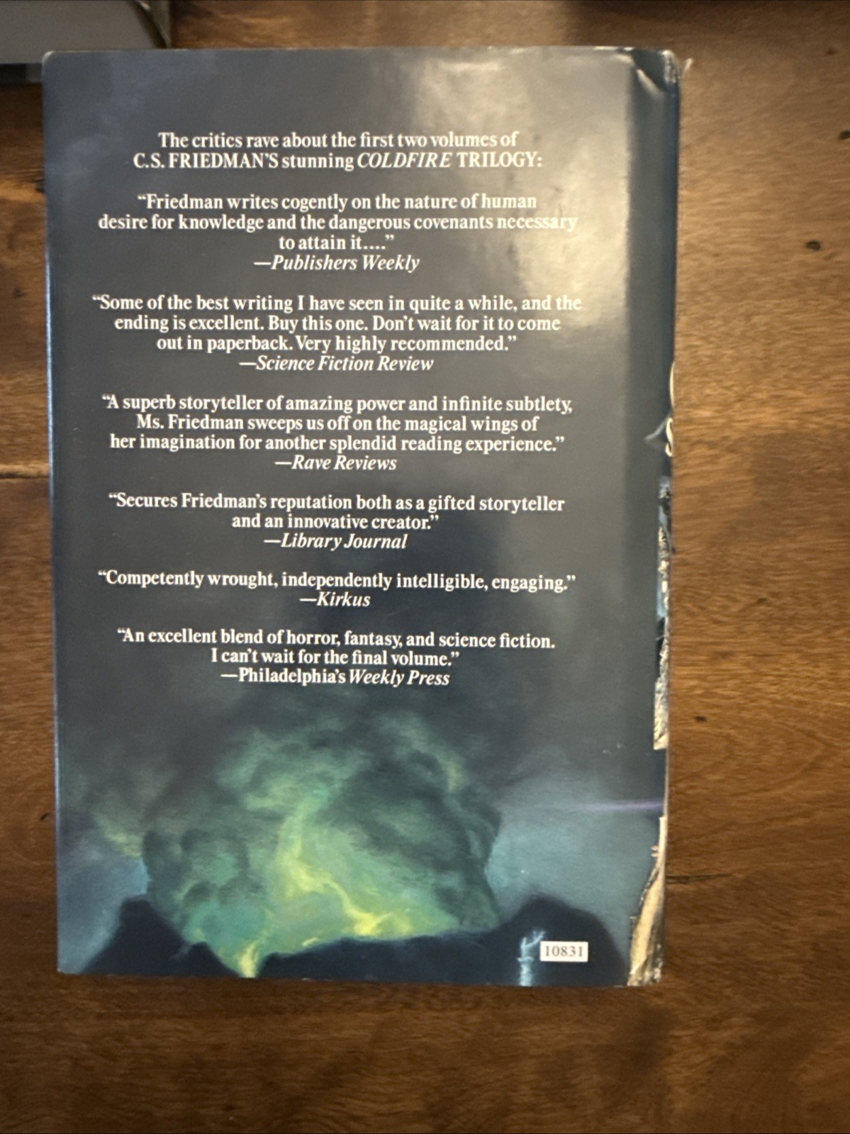 C. S. Friedman THE COLDFIRE Trilogy = complete 3 DAW HCDJ 1st/1st