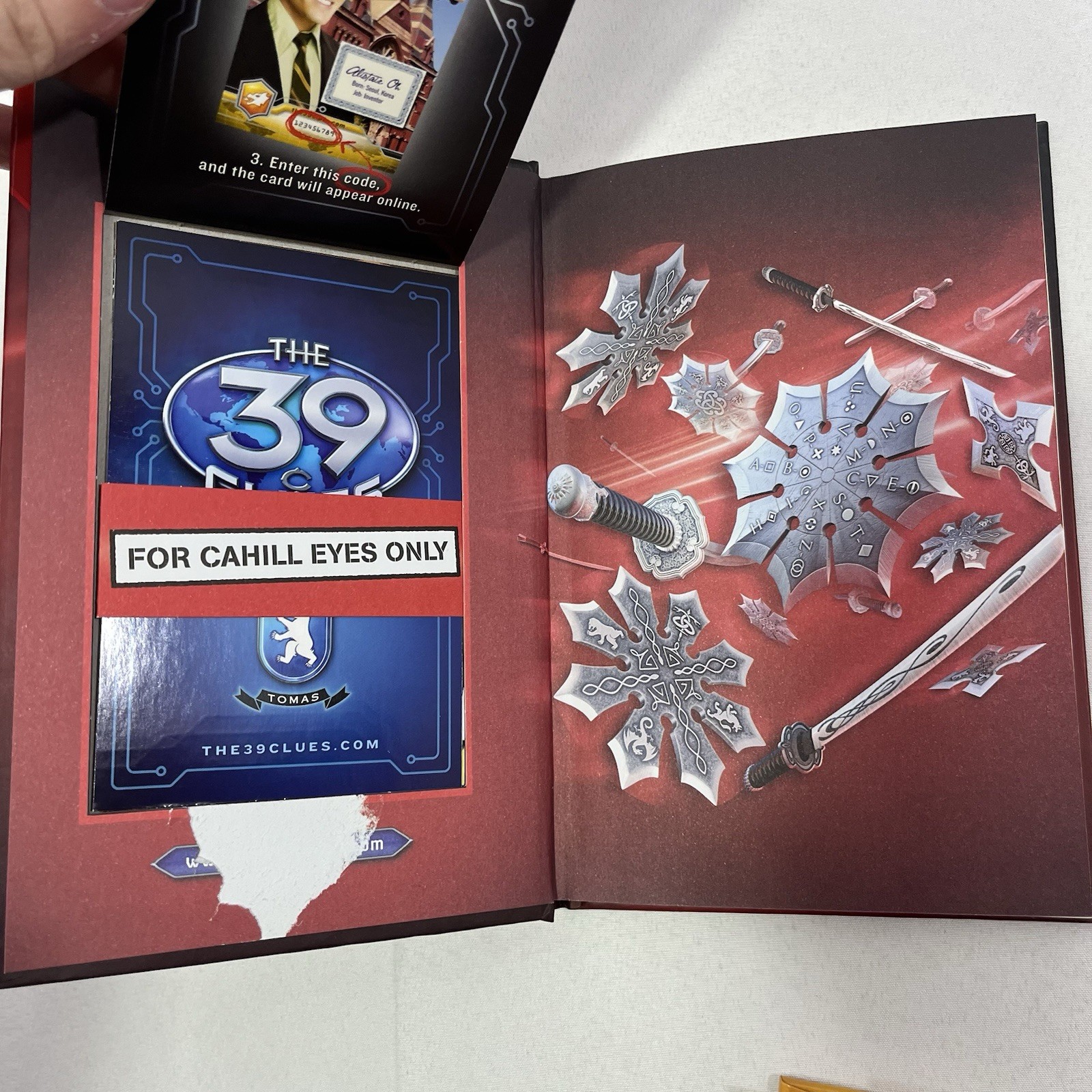 The 39 Clues Complete Book Lot Set 2-6 + Black Book HC Cards Included