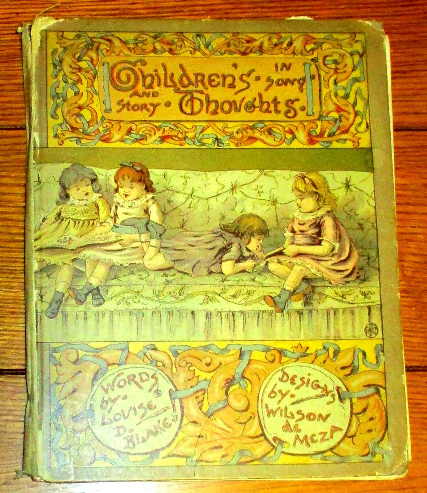 Children’s Thoughts in Song and Story 1883 H/C 42 Pages RARE!!!