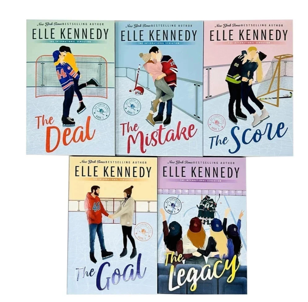 The off Campus 5 set by Elle Kennedy Paperback New Book free shipping