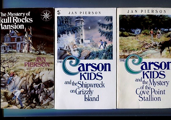 CARSON KIDS MYSTERY P/B LOT(3) JAN PIERSON 1982-1985 TYNDALE HOUSE