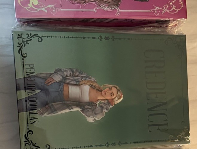 Penelope Douglas Credence Hardcover books for days crate