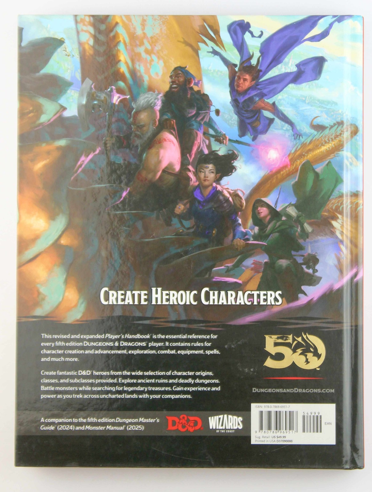 D&D 5e 2024 Player’s Handbook VG In House WotC WotC