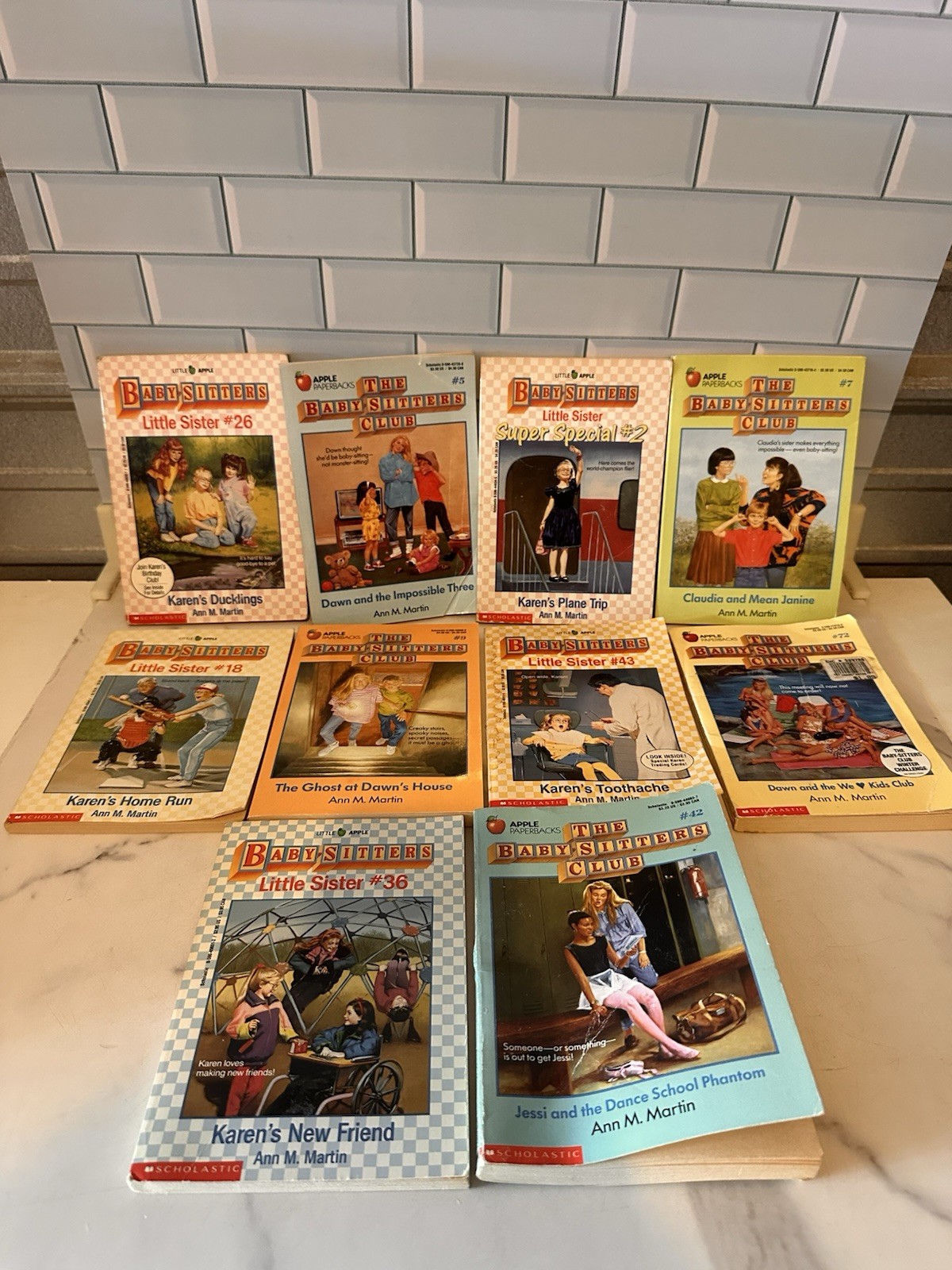 The Baby-Sitters Club Paperback Books A. Martin – Lot of 10 (469)