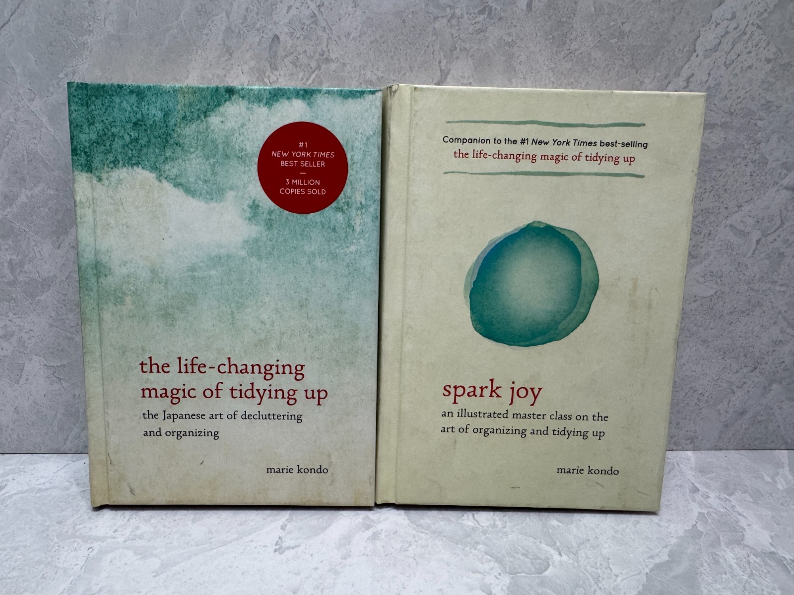 Marie Kondo Spark Joy + Life‑Changing Magic of Tidying Up Lot of 2 Books