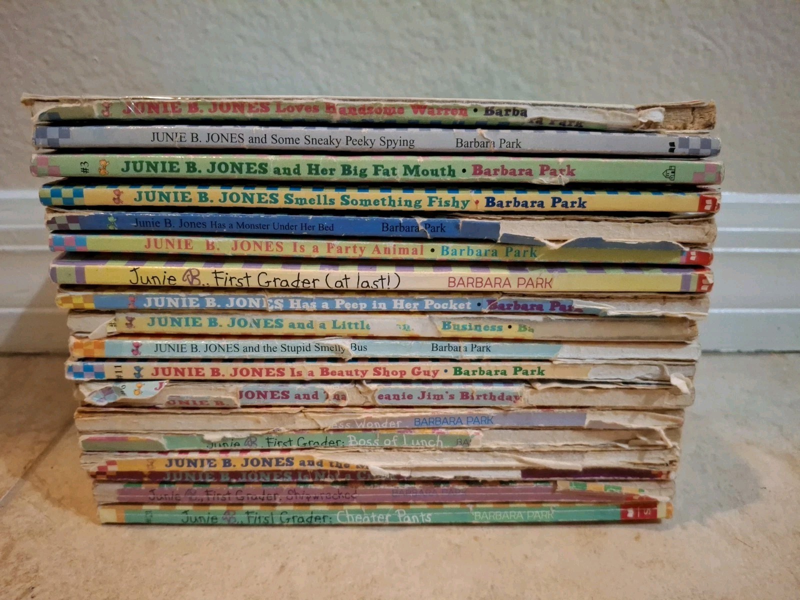 Junie B. Jones Paperback Chapter Book Lot 18 Different Barbara Park Illustrated
