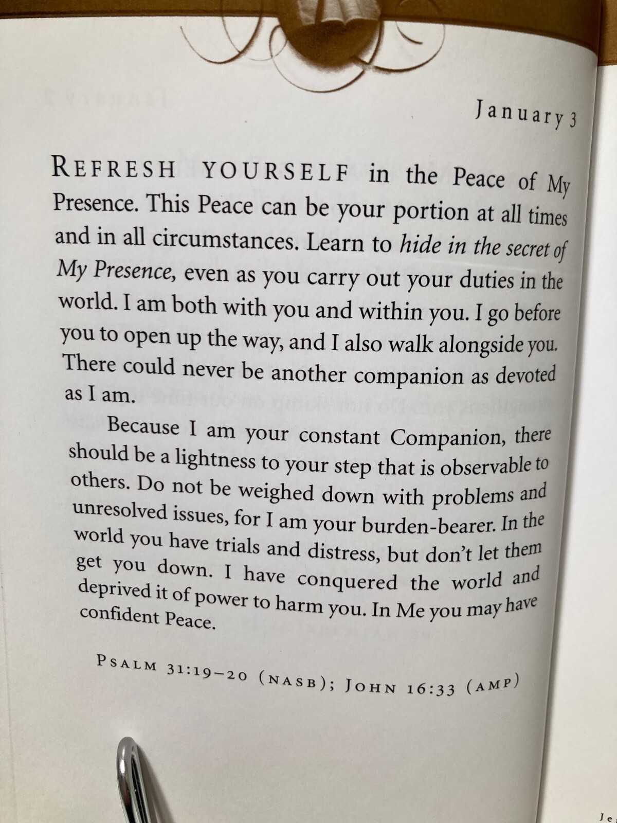 Jesus Calling. Sarah Young (2004, Hardcover) 6.5 X 4.5 inches