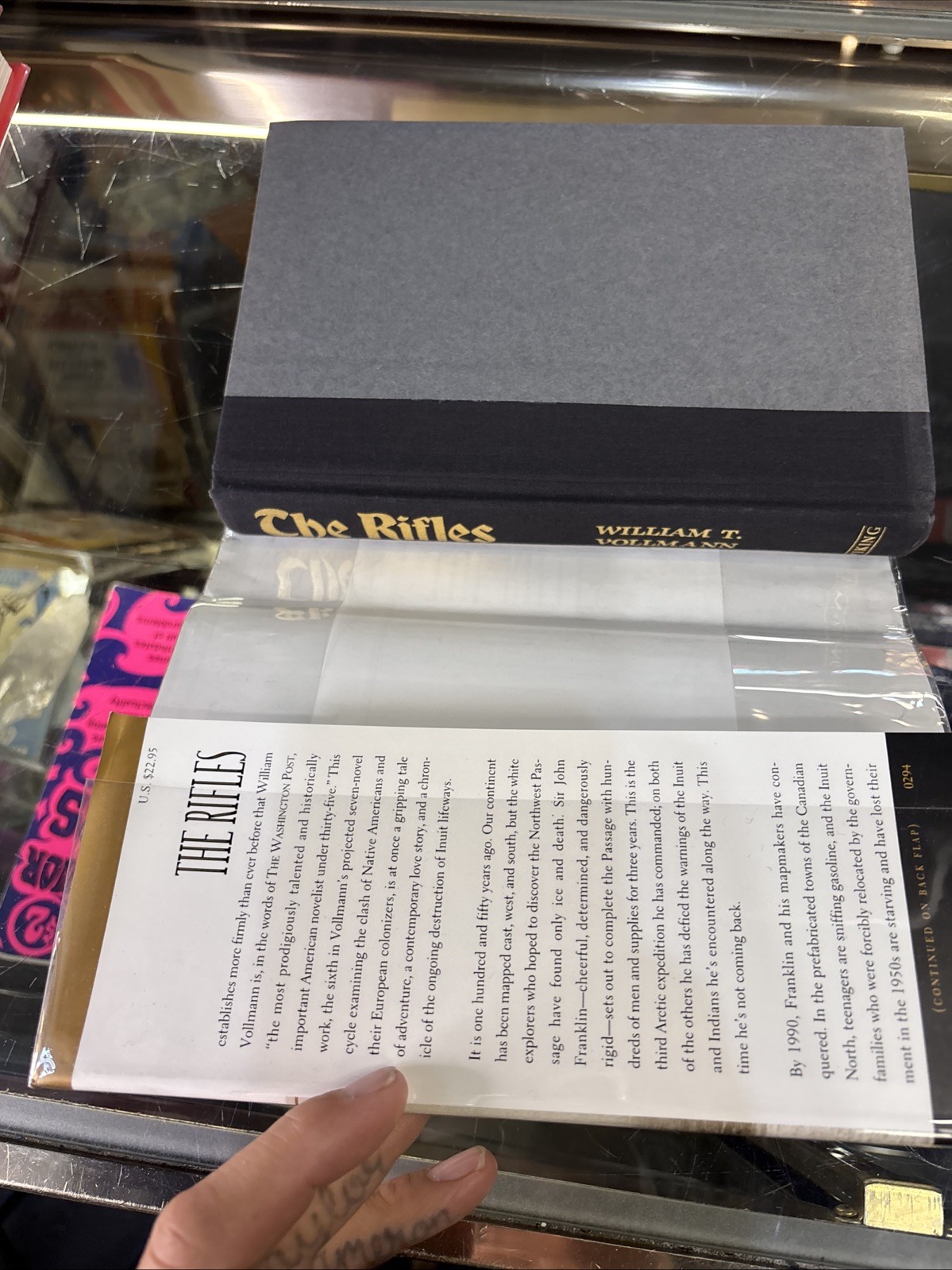 The Rifles William T Vollmann Signed Hardcover DJ First Edition 1st Print 1994