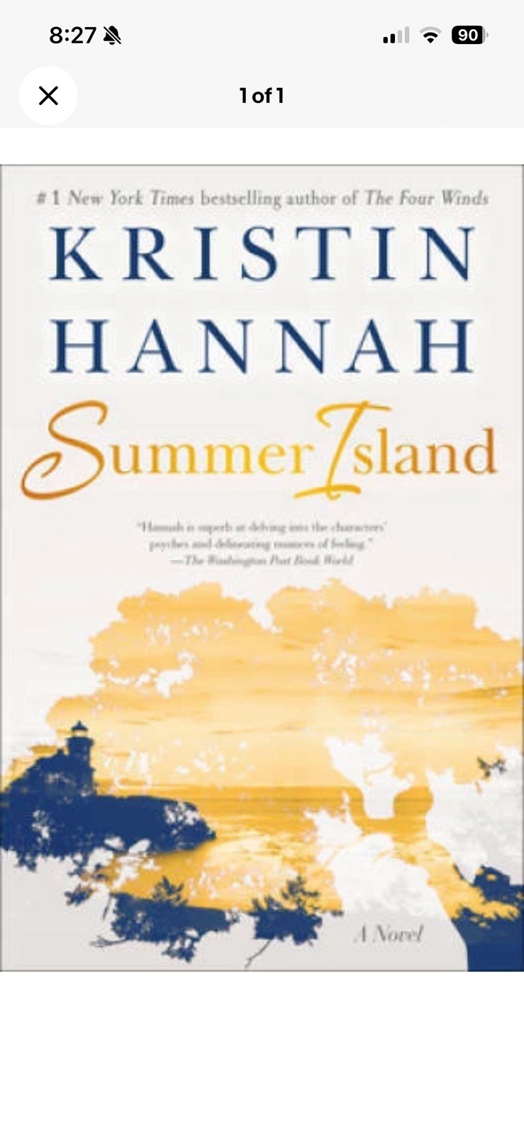 Summer Island: A Novel – Paperback By Hannah, Kristin – BRAND NEW