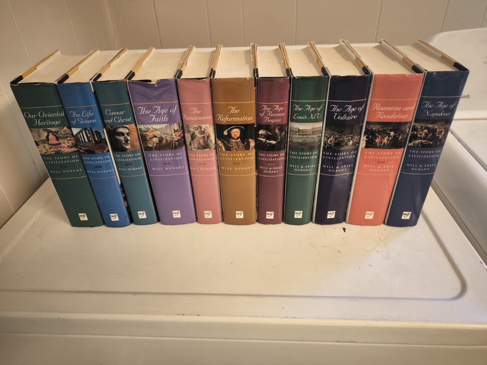 The Story of Civilization Complete 11 Book Set by Will & Ariel Durant Hardcover