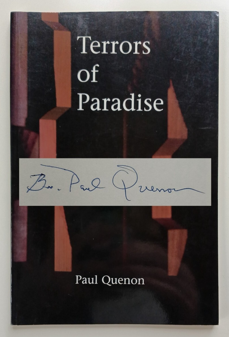 Terrors of Paradise (SIGNED) by Paul Quenon (Black Moss Press, 1997) PB