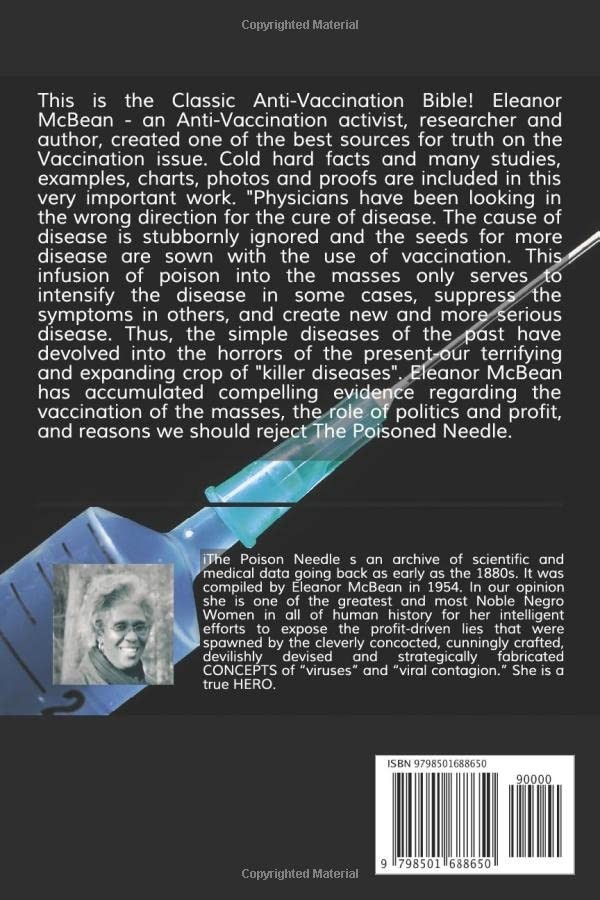 The Poisoned Needle: Suppressed Facts About Vaccinations Paperback – Large Print