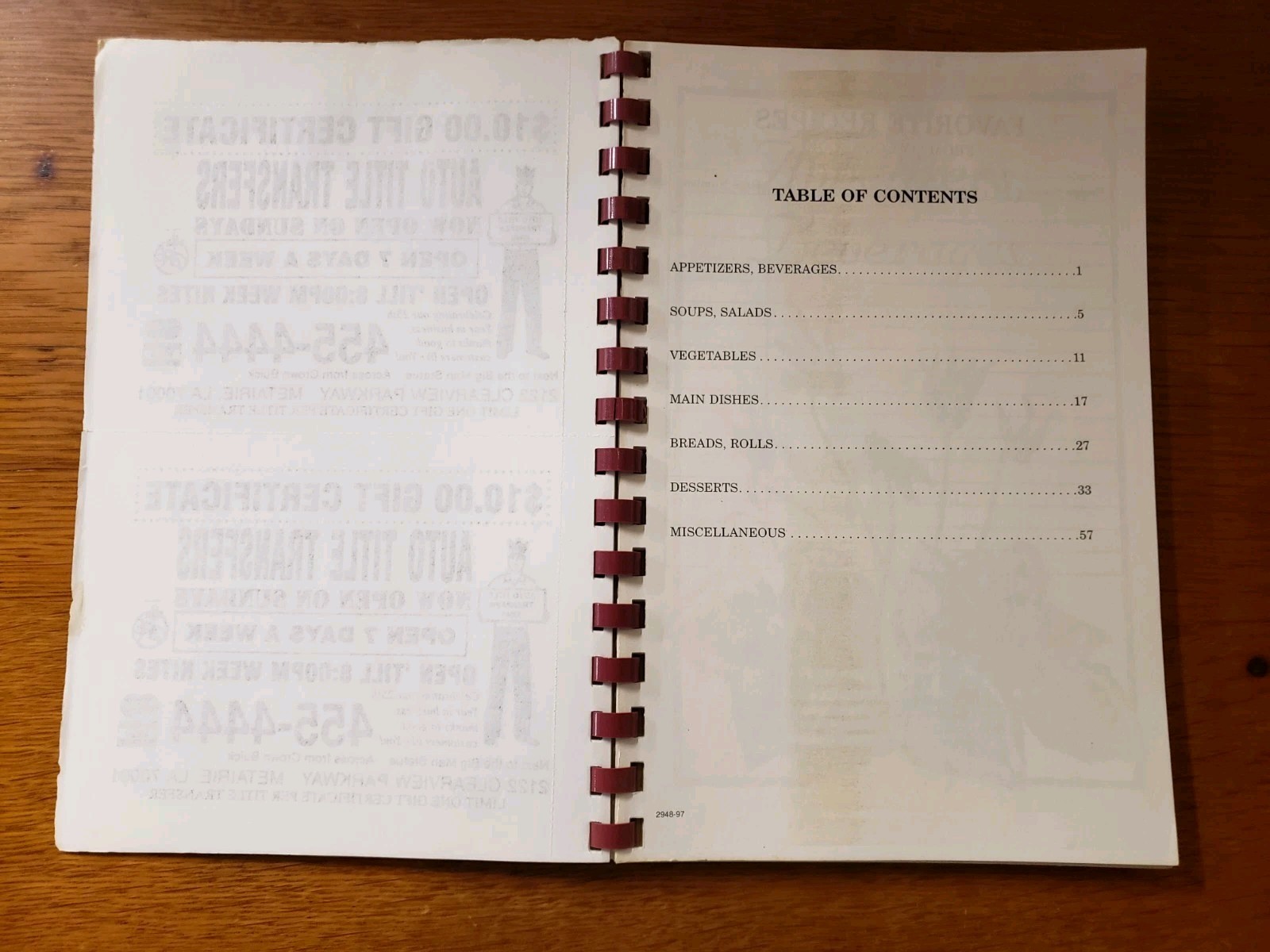 Down Home Style Cooking Recipes Spiral 70 Pages New Orleans