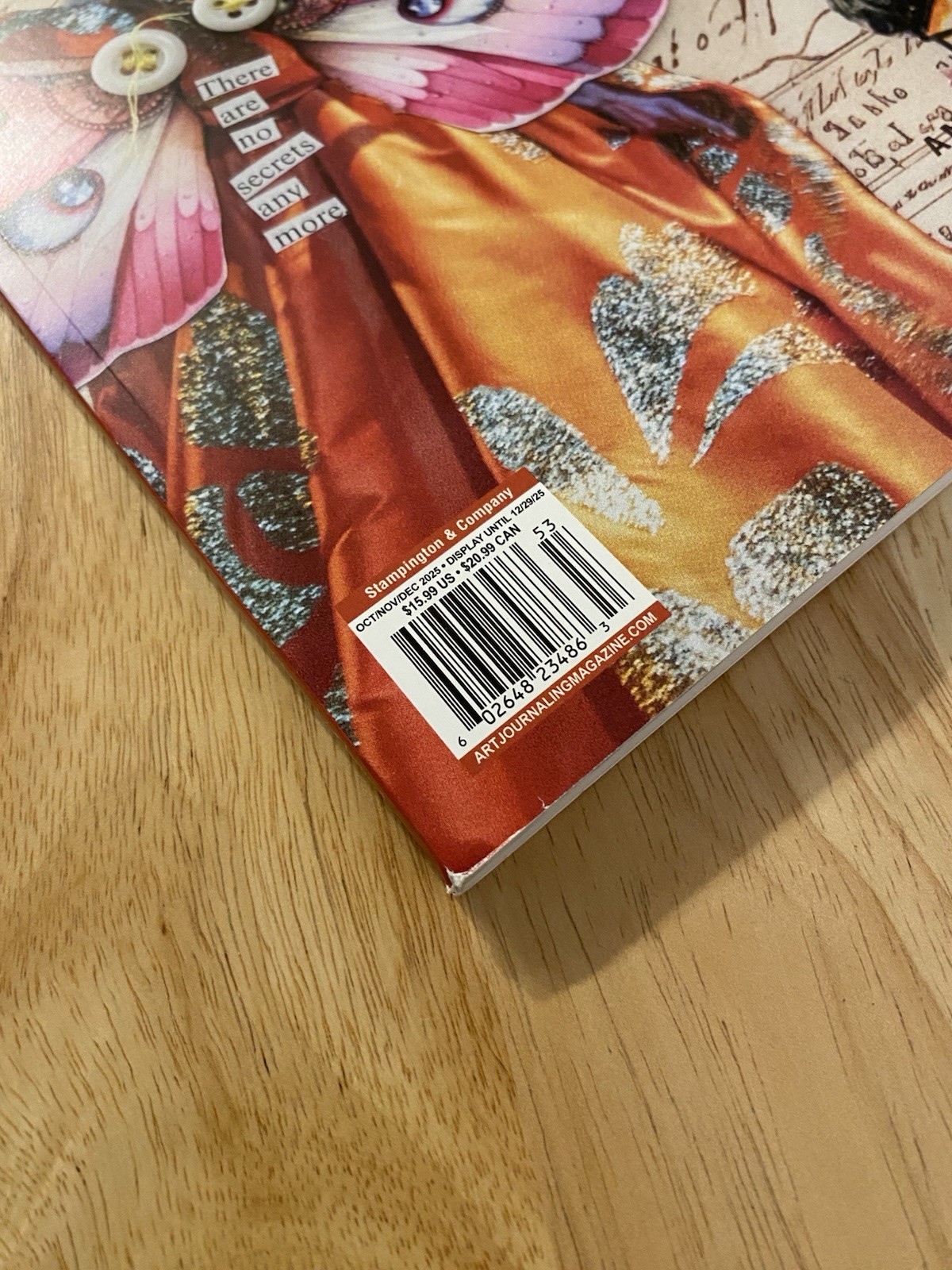Art Journaling Book Zine Magazine Create Art Collage Oct Nov Dec 2025 US SELLER