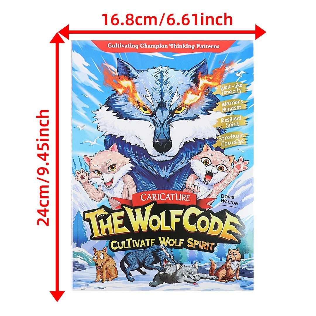 The Wolf Code Cultivate Wolf Spirit Growth Mindset Children’s Book English
